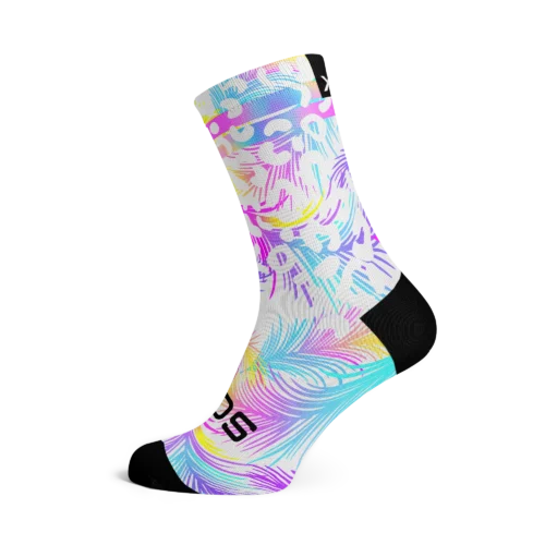 pastelafricanfever_white.png Chaussettes SOX FOOTWEAR Pastel White