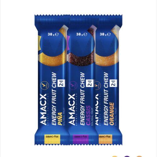 Amacx Energy Fruit Chew, pack de 12