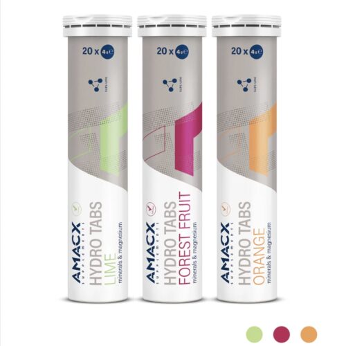 Amacx Hydro Tabs (Electrolytes), pack de 3