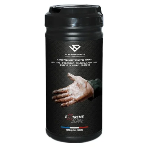 Lingettes nettoyantes pour mains, pot de 80 lingettes